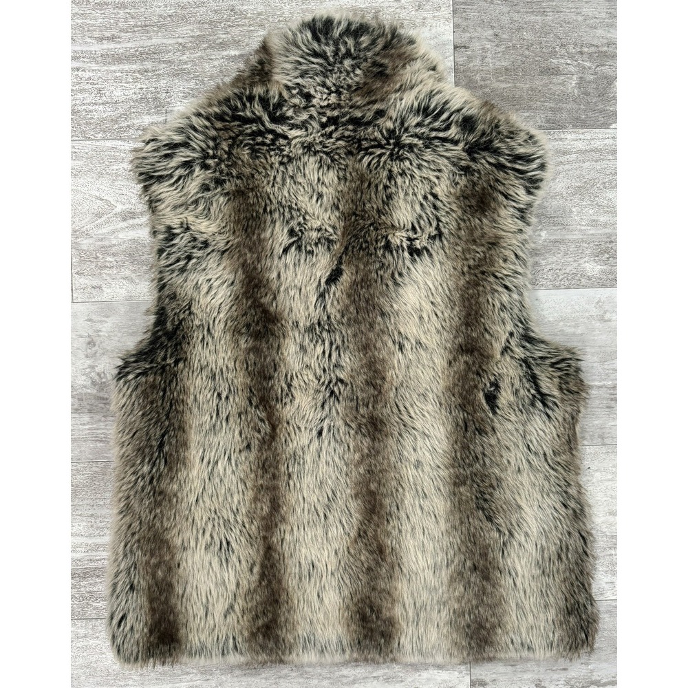 Blassport Reversible Faux Fur Womens Full Zip Vest Size Small Great Condition - Picture 5 of 8